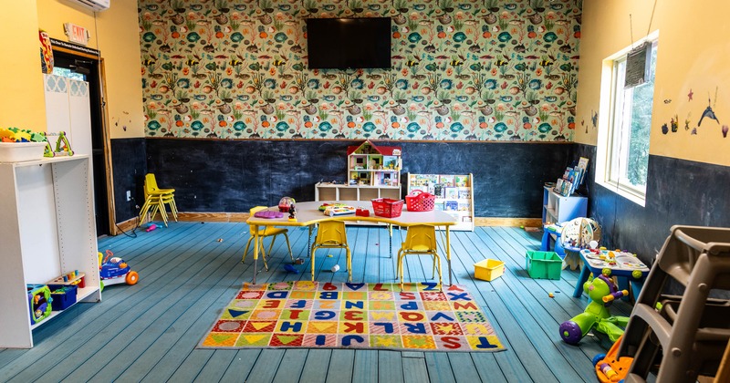 Interior, room with toys