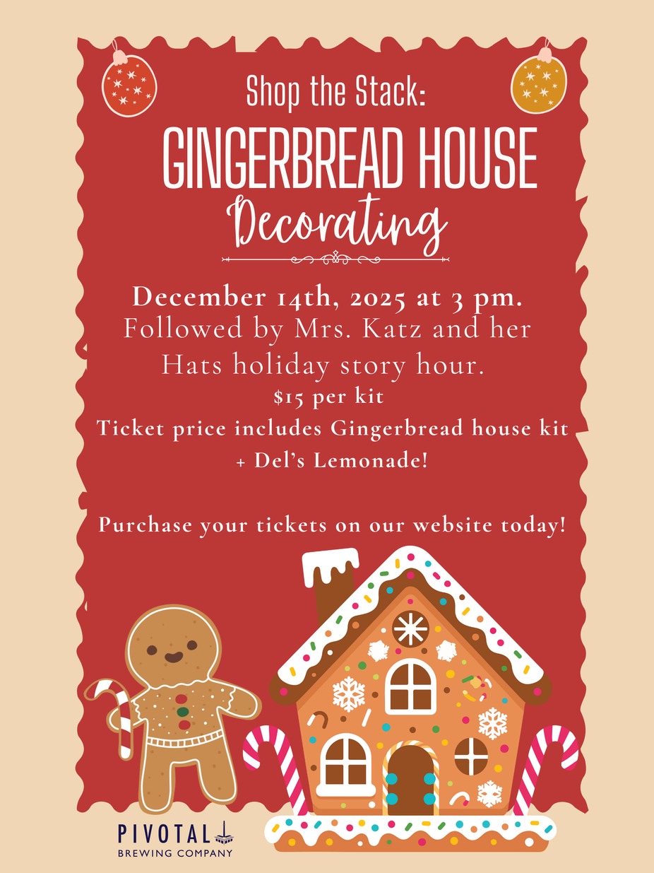 Children's Gingerbread House Decorating + Mrs. Katz and Her Hats event photo