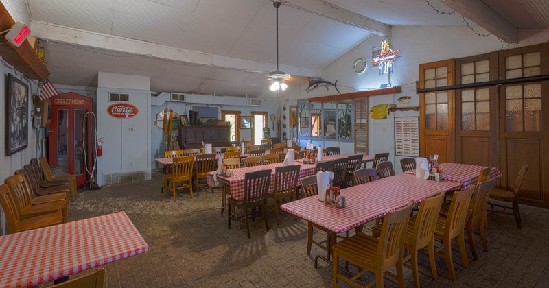 Interior, dining area