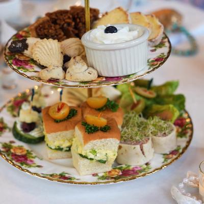 Assorted appetizers.