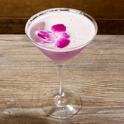 Purple rain cocktail.