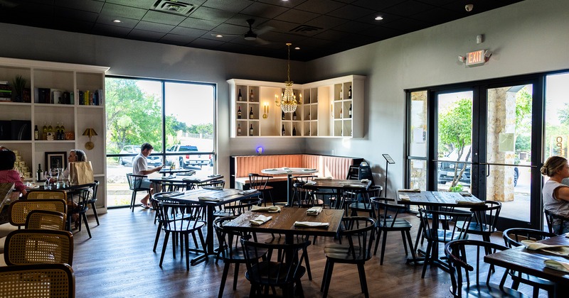 Interior, dining area