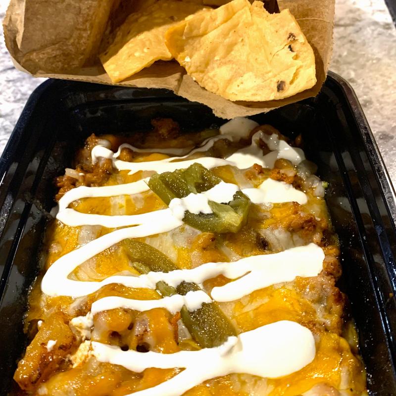 menu item 19 of 122, Nachos with Al Pastor