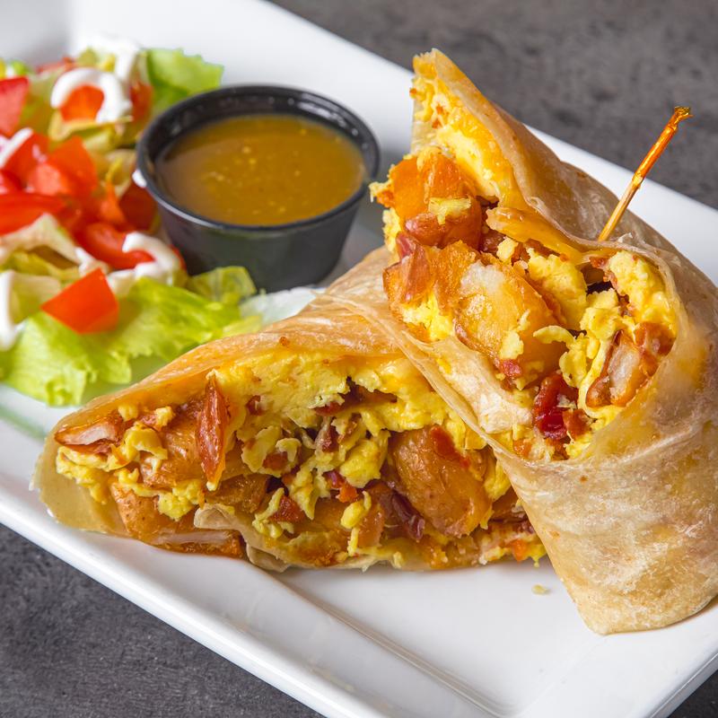 menu item 56 of 111, Applewood Smoked Bacon Burrito