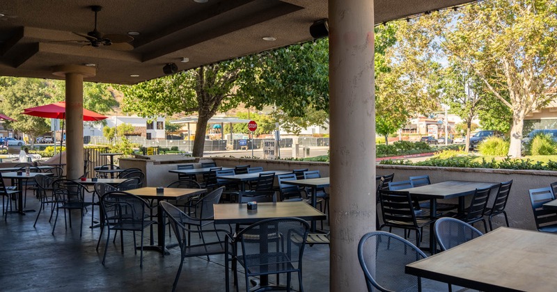 Exterior seating area