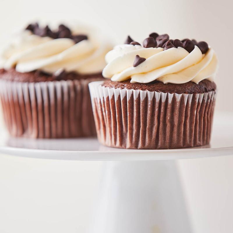 Chocolate With Vanilla Buttercream photo
