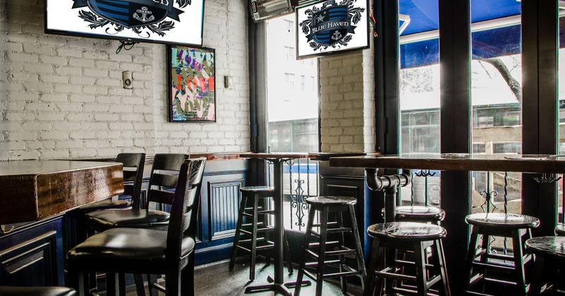 Interior, tables by the window