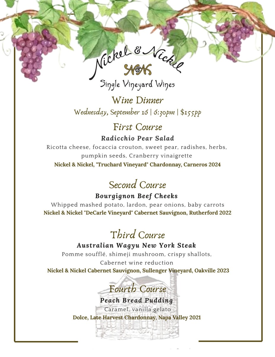 Wine Dinner event photo