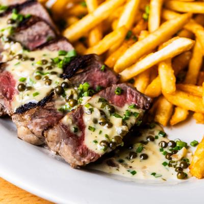 Steak and fries.