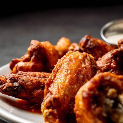 Buffalo chicken wings.