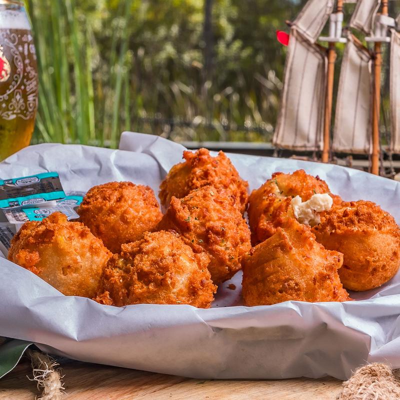 Basket of Hush Puppies photo