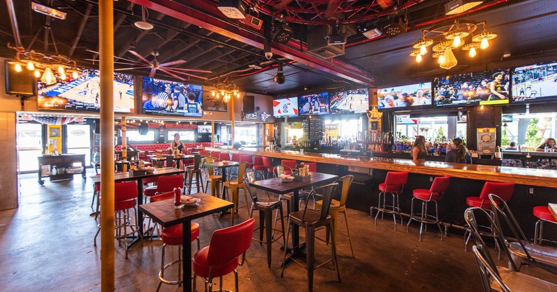 Interior, big seating area