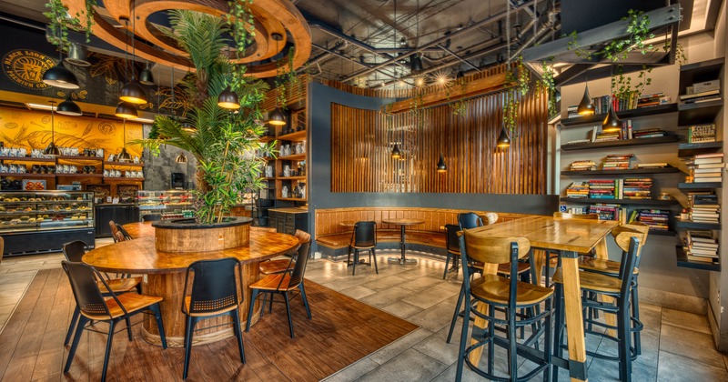 interior, seating area waiting for the guests