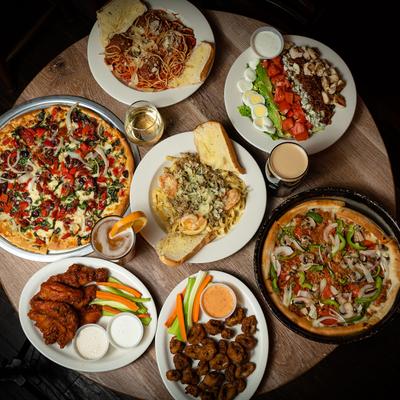 Assorted food dishes