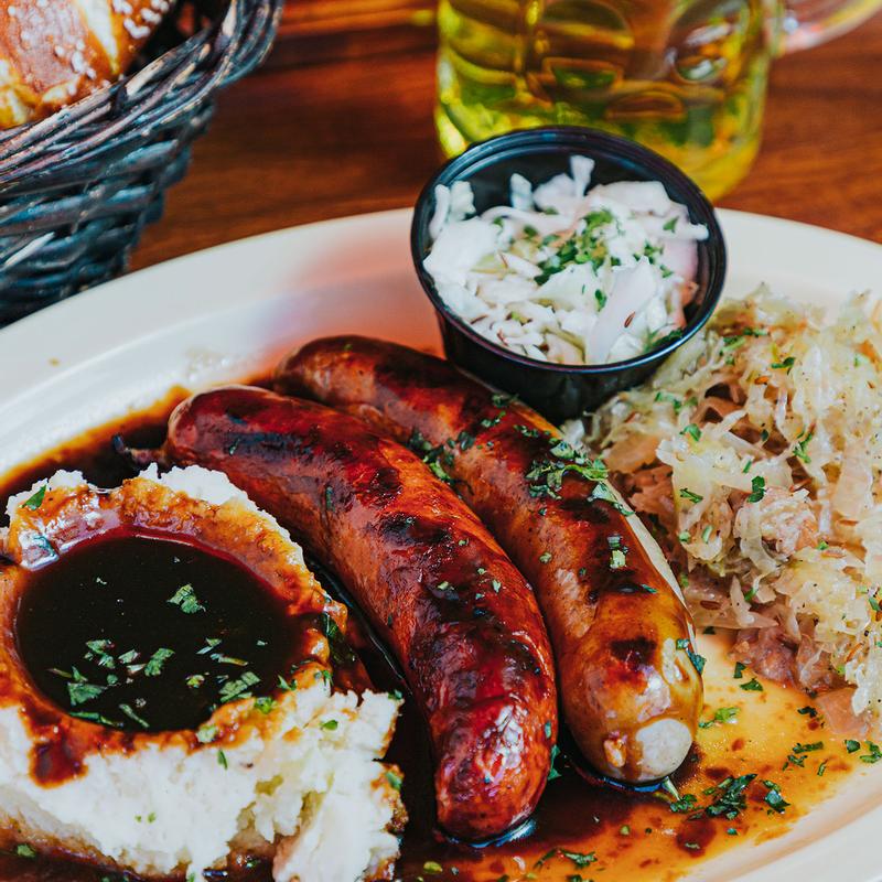 GRILLED BRATWURST PLATTER photo