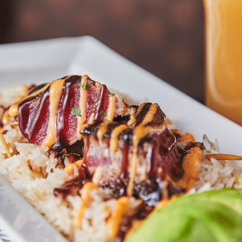 Seared Ahi Tuna Steak (rare) photo