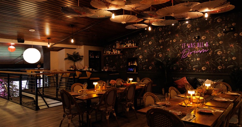 Seating area upstairs