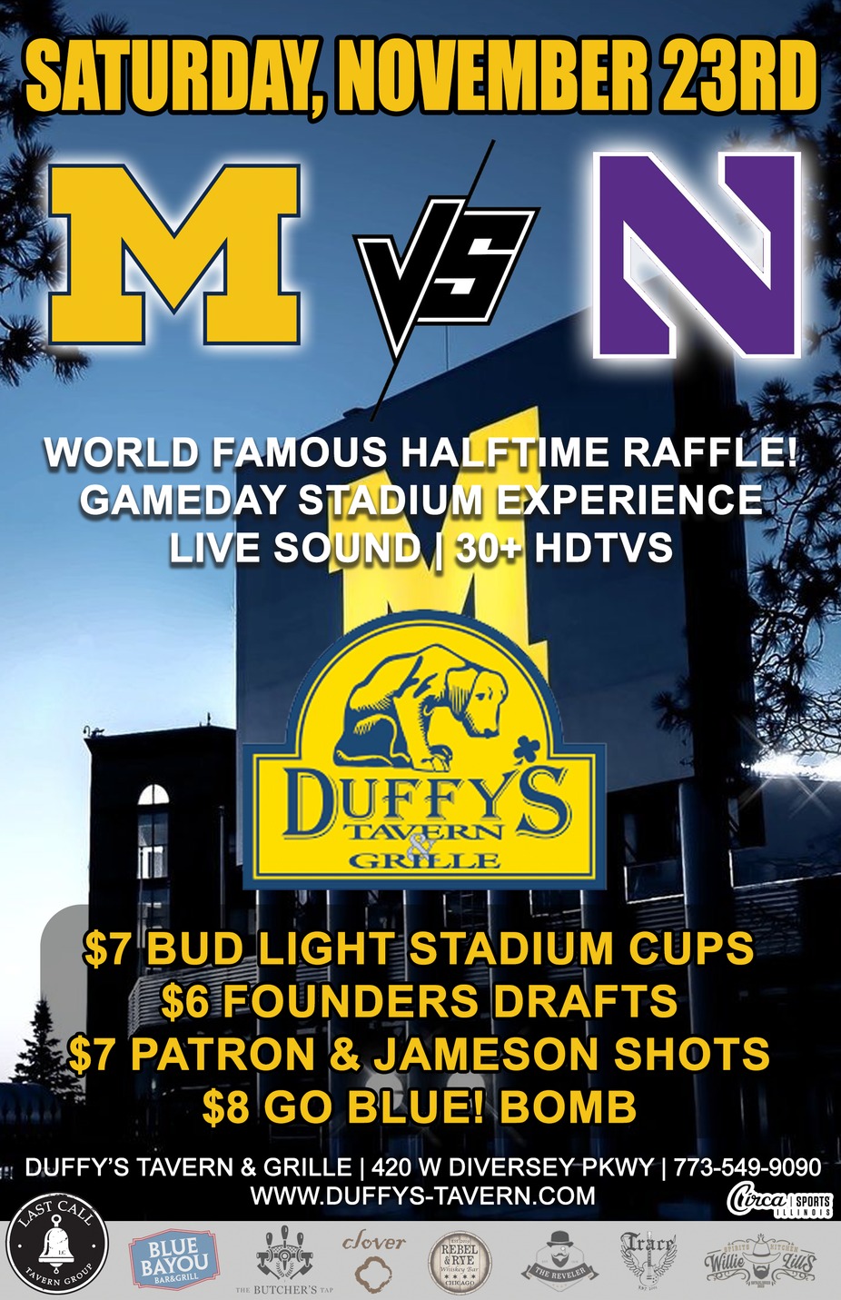 MICHIGAN v NORTHWESTERN event photo