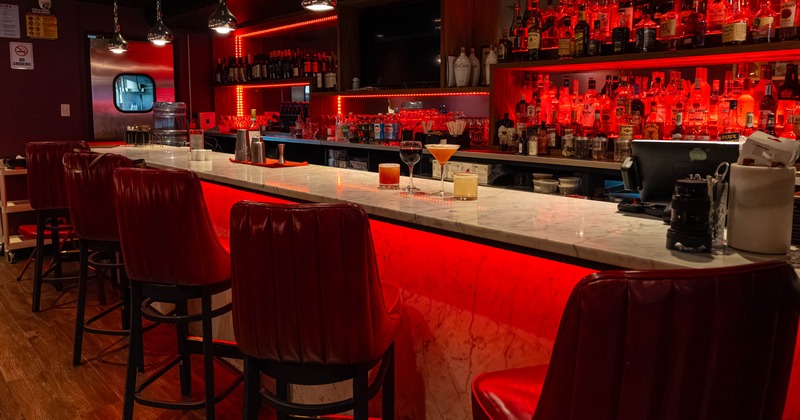 Interior, bar area