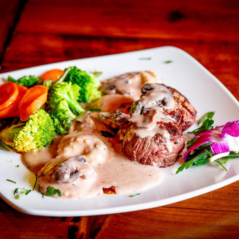 menu item 8 of 12, Filet and Ravioli***