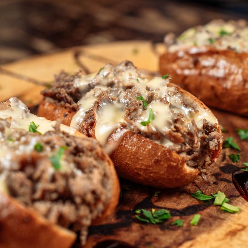 menu item 10 of 11, Cheesesteak Tray