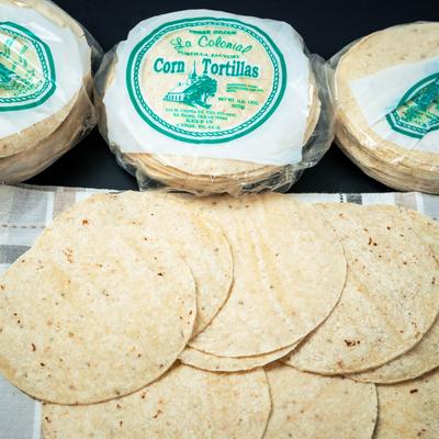 La Colonial Corn tortillas.