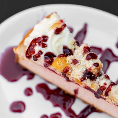 Devonshire Raspberry Donut Cheese Cake.