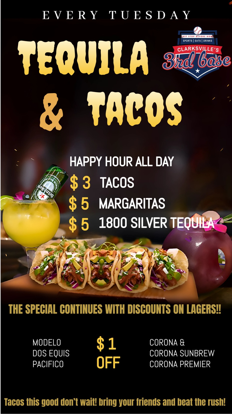 Taco Tuesday at 3rd Base event photo