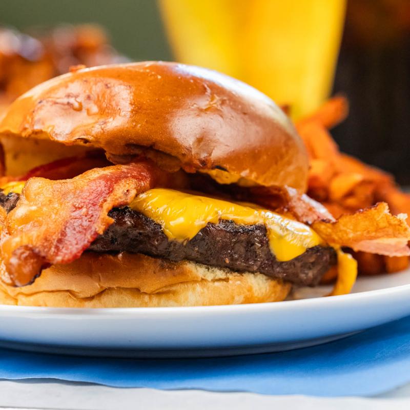 menu item 27 of 33, Bacon Cheeseburger*