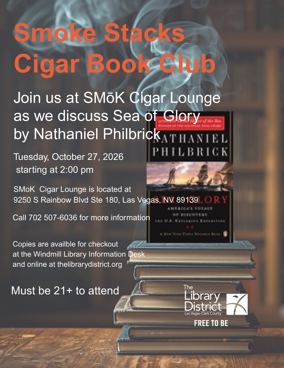 Smoke Stacks - cigars & book club! event photo