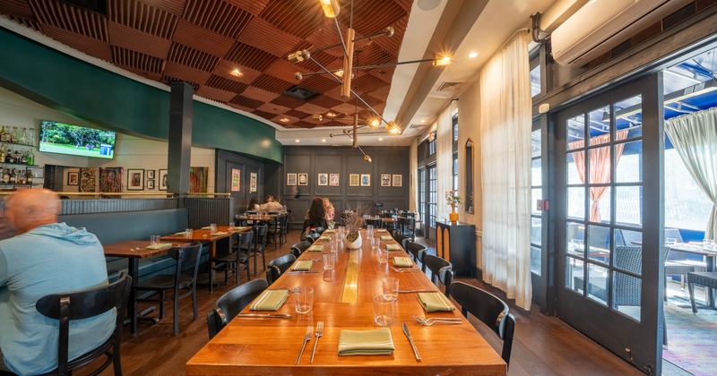Interior, dining area