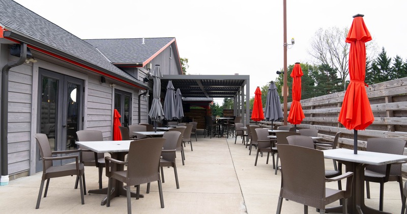 Outdoor seating area