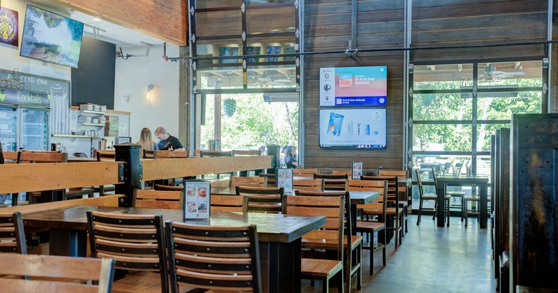 Interior, dining area