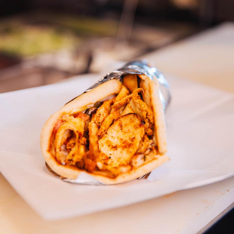 Wraps Chicken or Lamb Shawarma or Kofta Kabob photo