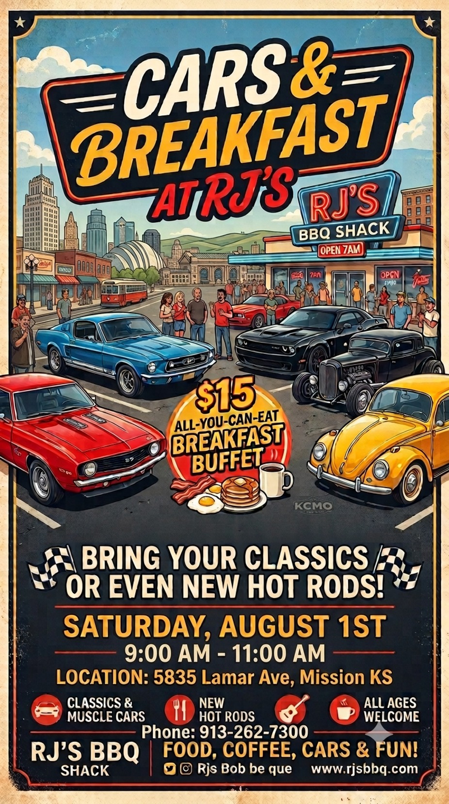 Rj's Cars And Breakfast event photo