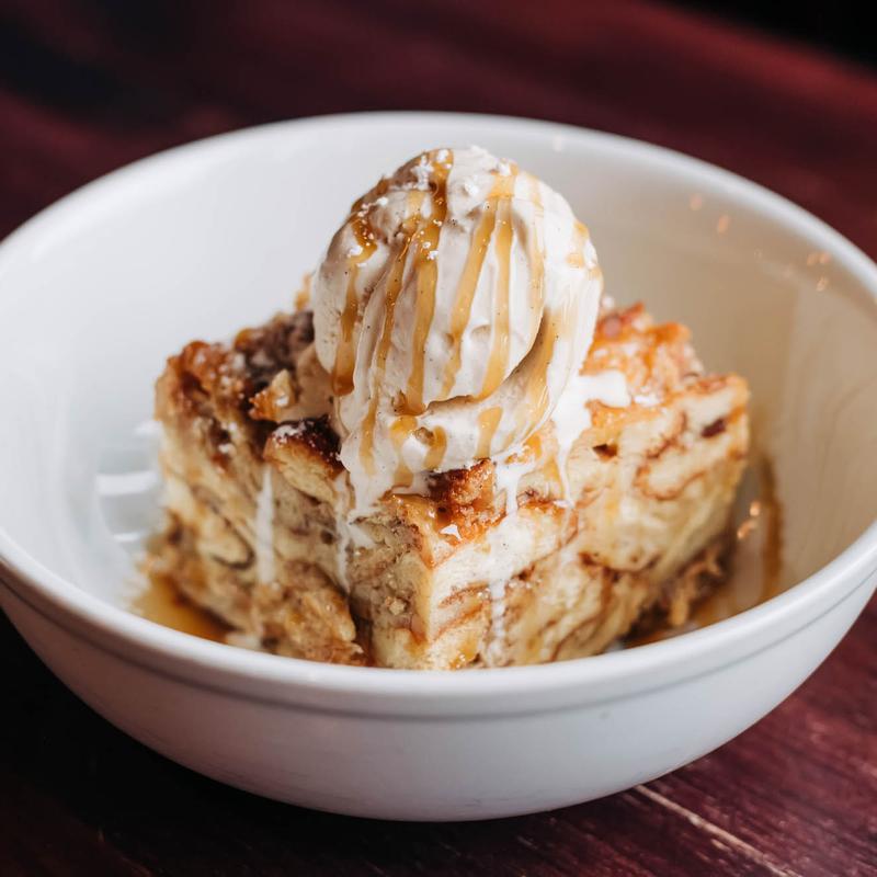 Shareable Caramel Roll Bread Pudding photo