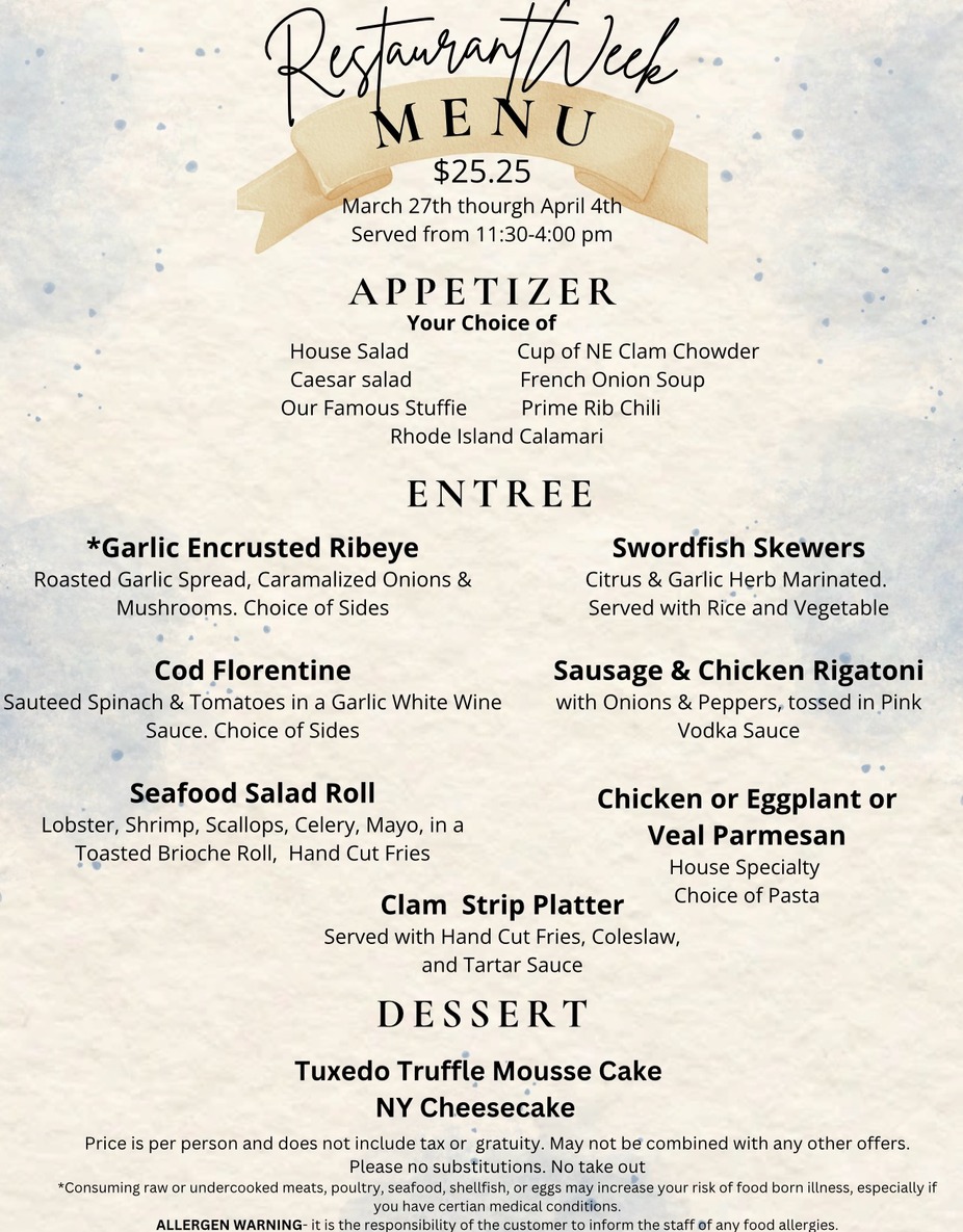 Restaurant Week Lunch event photo