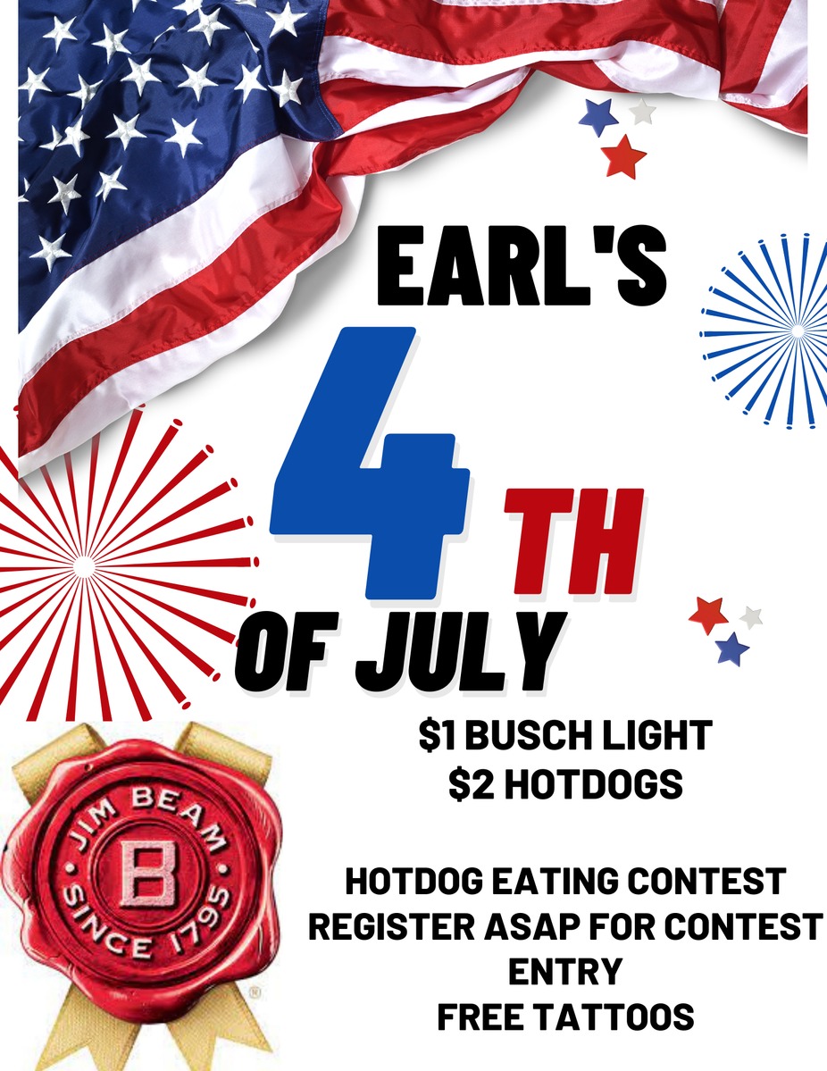 CELEBRATE JULY 4TH @ EARL'S! event photo