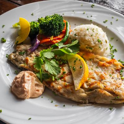 Fresh Mediterranean Sea Bass daily!.