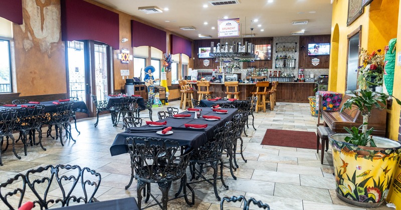 Interior, seating area waiting for the guests