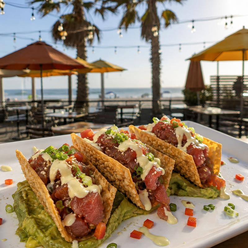 Ahi Poke Tacos photo