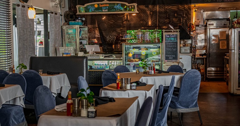 Interior, dining area