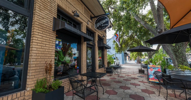 Exterior, seating space