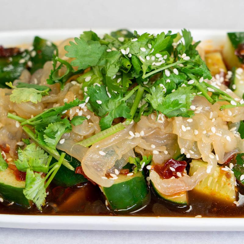 Cucumber Salad with Jellyfish photo