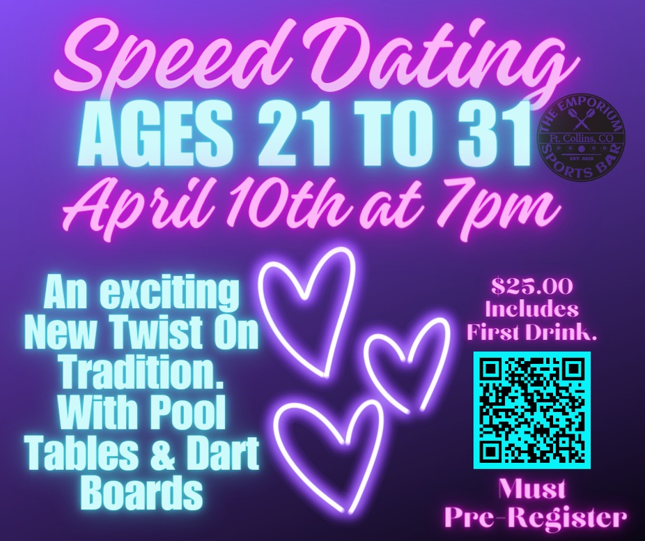 Speed Dating 21 to 31 event photo