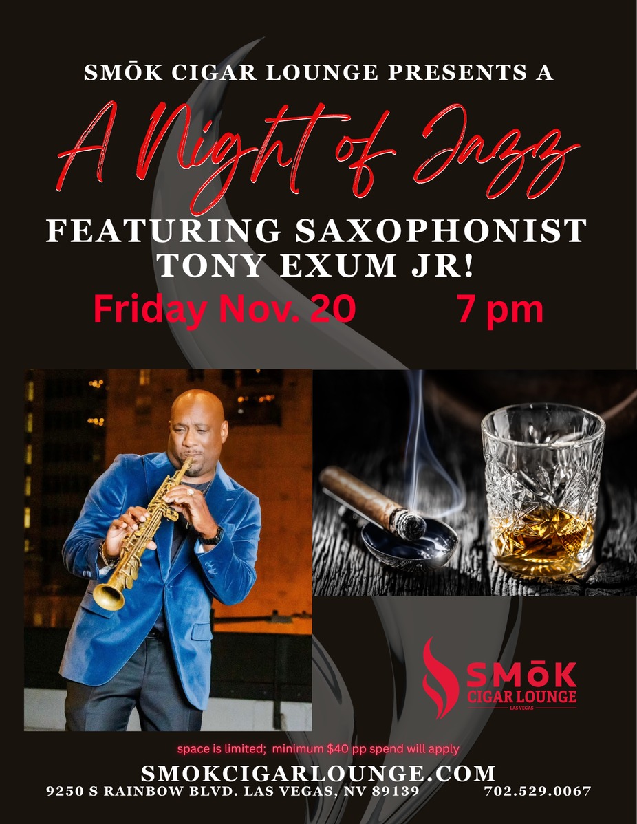 Saxophonist Tony Exum Jr.! event photo