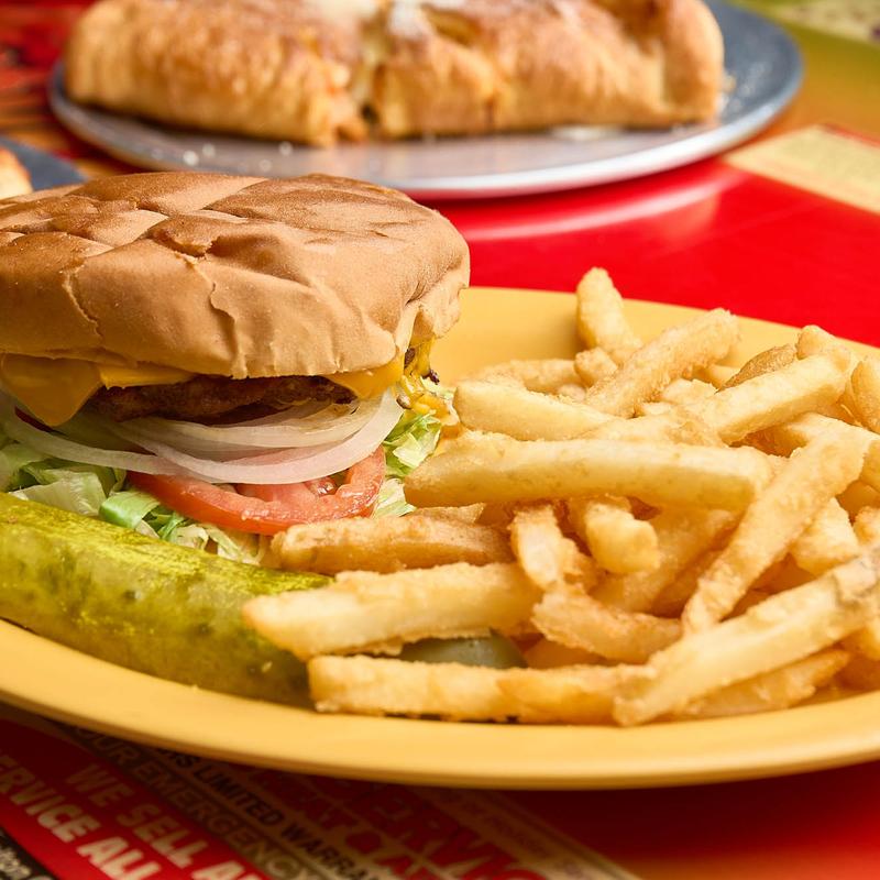 menu item 9 of 16, Cheeseburger