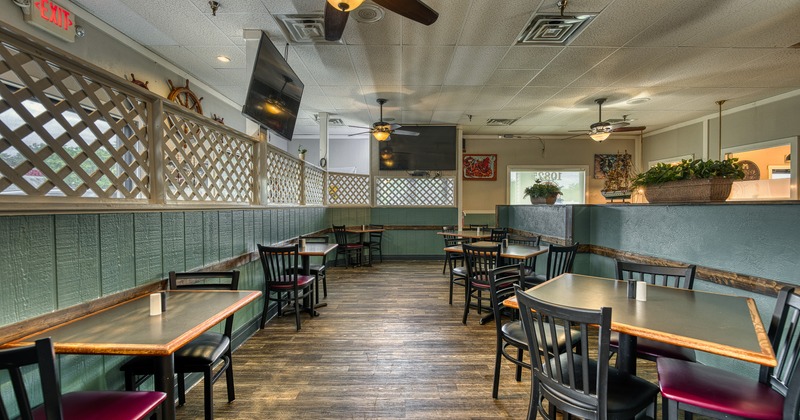 Interior of cozy dining area