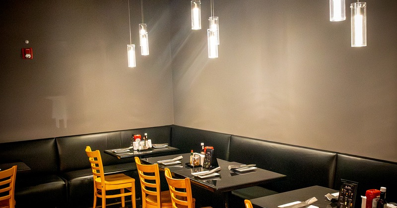 Interior, dining area