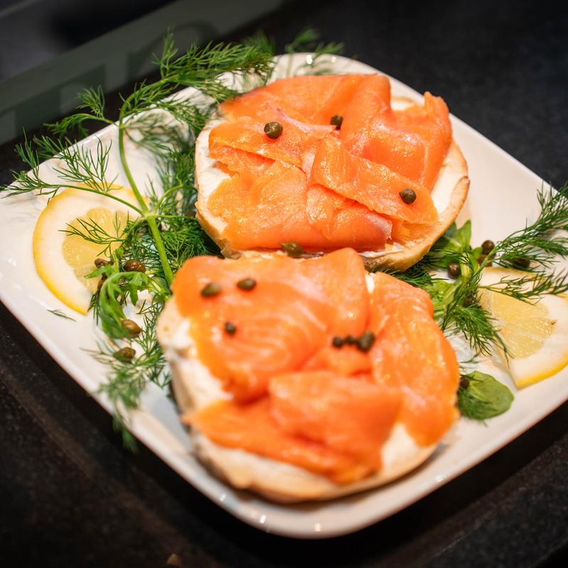 menu item 6 of 7, Nova Scotia Salmon Sandwich